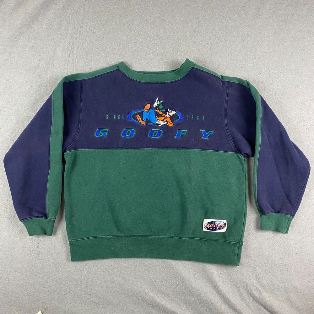 Vintage Goofy Sweatshirt The Disney Store 90s Graphic Sweatshirt small USA